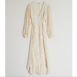 NWT Anthropologie adjustable midi wrap dress